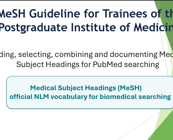 MeSH Guidelines